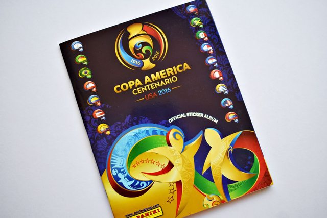 Copa América 2016 USA Centenario (Panini, 2016): Álbum Completo (Con todas sus láminas pegadas)