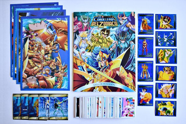 Caballeros Del Zodiaco, Poseidon: Álbum Completo A Pegar