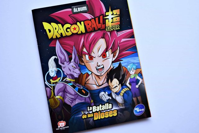 Dragon Ball Super Batalla de los Dioses (Big-Bang, 2018): Tiene 40 Láminas (Álbum)