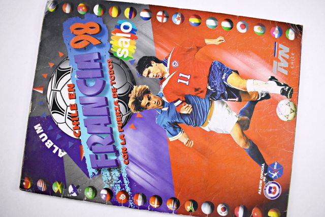 Copa Mundial 98' Francia, Chile en Francia 98 (Salo, 1998): Tiene 112 Láminas (Álbum)