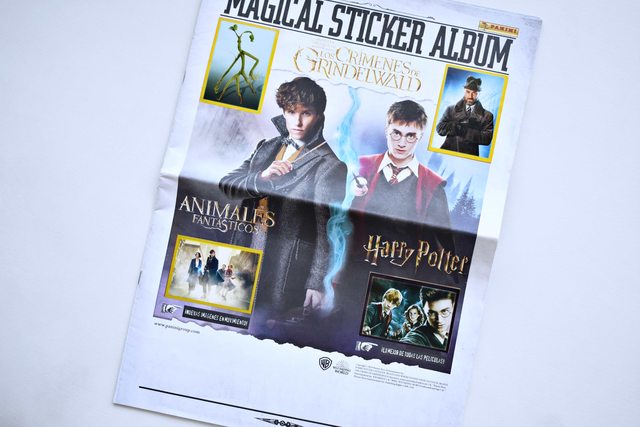 Animales Fantasticos Los Crimenes de Grindelwald (Panini, 2018): Álbum Completo (Con todas sus láminas pegadas)