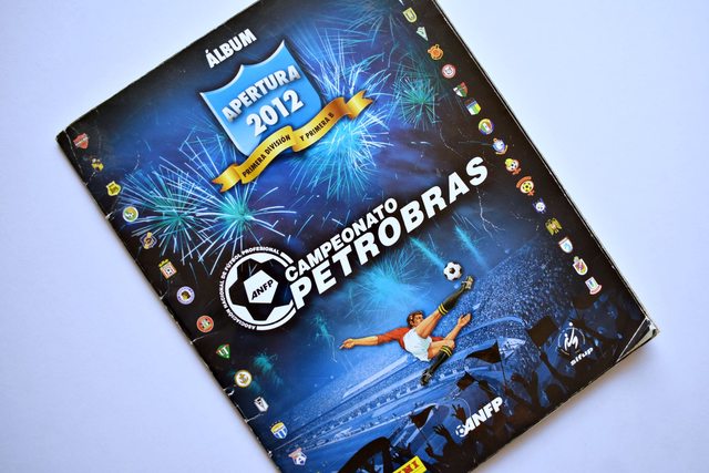Fútbol 2012, Fútbol Petrobras 2012 (Panini, 2012): Álbum Vacío (Sin láminas)