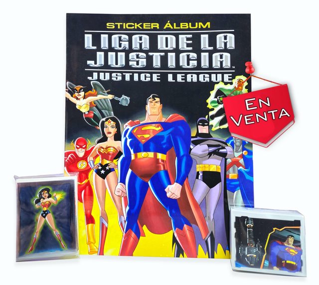 Liga De La Justicia: Álbum Completo A Pegar [Últimas Unidades]