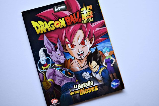 Dragon Ball Super Batalla de los Dioses (Big-Bang, 2018): Tiene 5 Láminas (Álbum)