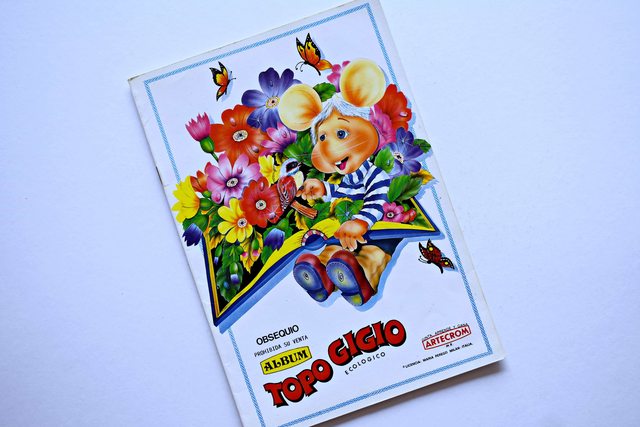 Topo Gigo Ecologico (Topo Gigio) Blanco (Artecrom, 1990): Tiene 4 Láminas (Álbum)