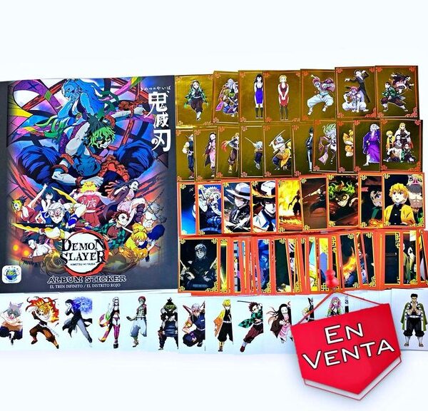 Demon Slayer 3: Tren Infinito & El Distrito Rojo: Álbum Completo A Pegar foto 1