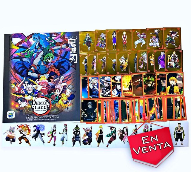 Demon Slayer 3: Tren Infinito & El Distrito Rojo: Álbum Completo A Pegar
