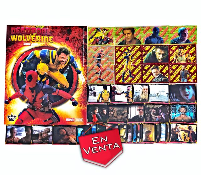 Wolverine & DeadPool: Álbum Completo A Pegar