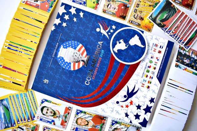 . Copa América 2024 [Tapa Dura] (3 Reyes) + EuroCopa: Álbum Completo A Pegar