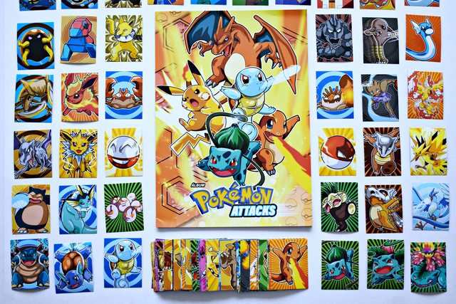 Pokémon, Attacks: Álbum Completo A Pegar