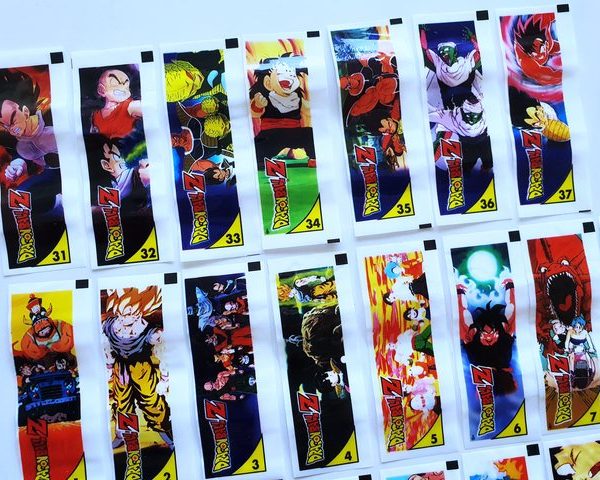 DBZ 3: 37 Stickers Chicles [Coleccion Completa] (Pack) [1998