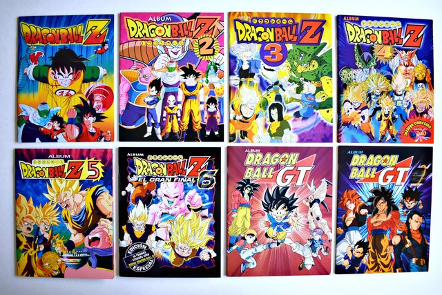 . PROMO Dragon Ball Z / GT [Colección]: 8 Álbumes Completos A Pegar