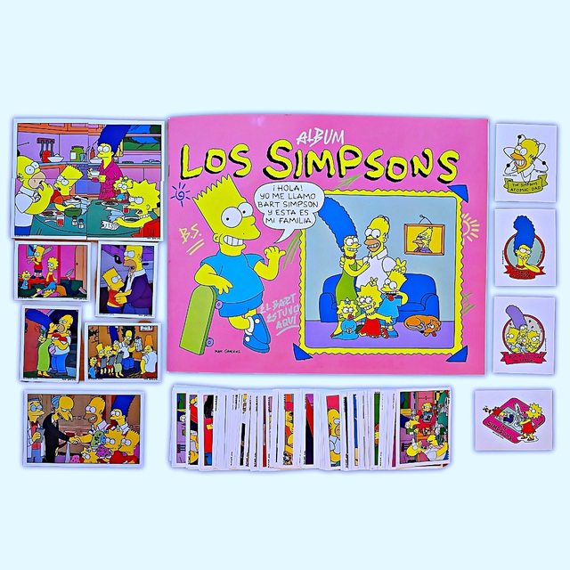 Los Simpsons 91': Álbum Completo A Pegar