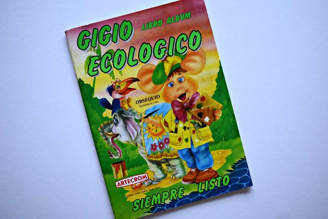 Topo Gigo Ecologico (Topo Gigio) (Artecrom, 1999): Álbum Completo (Con todas sus láminas pegadas)