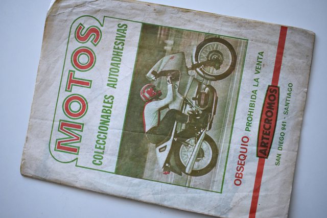Motos (Artecrom, 1985): Álbum Vacío (Sin láminas)