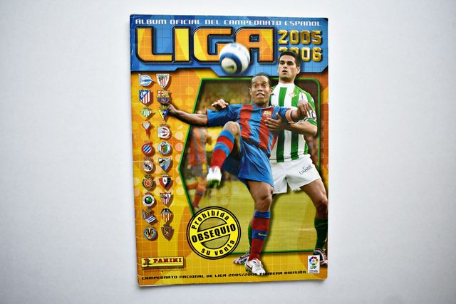 Liga Española 2005-2006 (Panini, 2005): Álbum Vacío (Sin láminas)