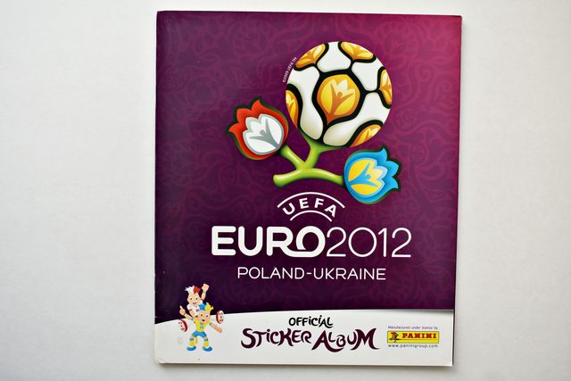 UEFA Euro 2012 Poland - Ukraine (Panini, 2012): Álbum Vacío (Sin láminas)