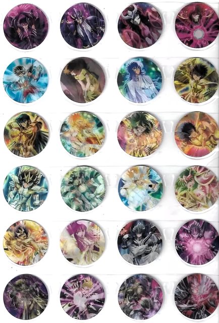 Caballeros del Zodiaco, Tazos Colección V°5 3D [Saint Seiya: Taps] Sin Coleccionador