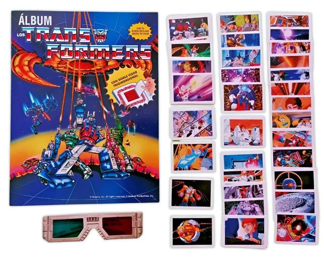 Transformers 80' Tridimensional [Tapa Blanda]: Álbum Completo A Pegar