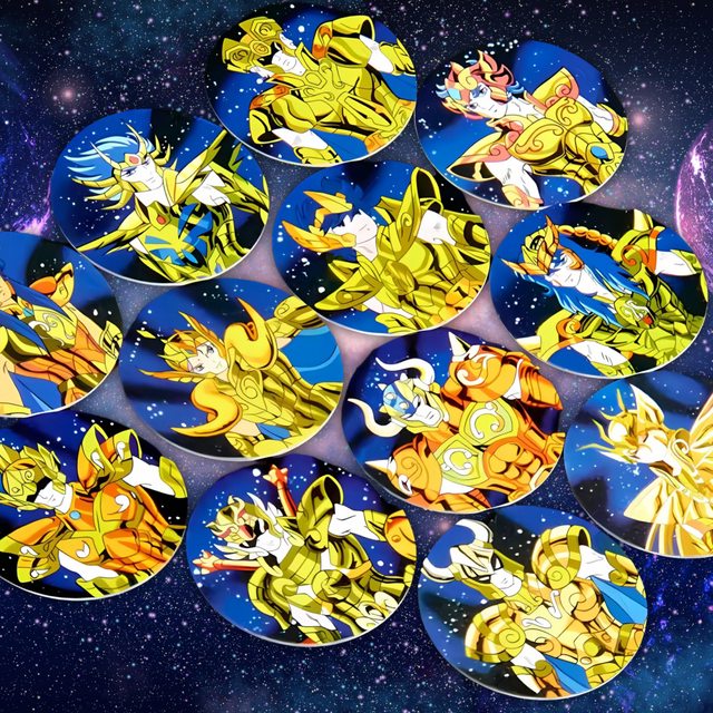 Caballeros Del Zodiaco 1995: Colección Completa [40 Tazos]