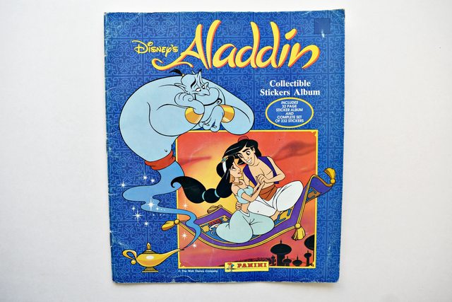 Aladdin (Panini, 1993): Álbum Vacío (Sin láminas)