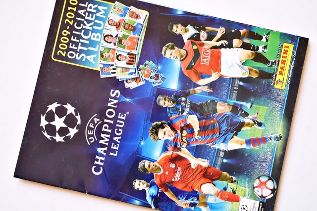 UEFA Champions League 2009-2010 (Panini, 2009): Álbum Vacío (Sin láminas)