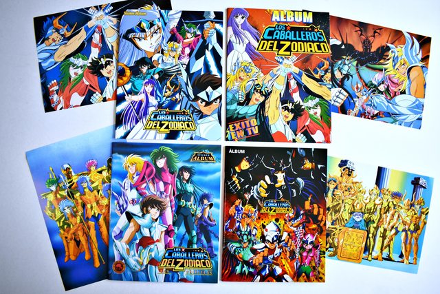 . PROMO Caballeros Del Zodiaco [Colección 1]: 4 Álbumes Completos A Pegar