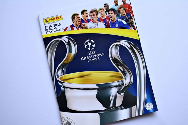UEFA Champions League 2014-2015 (Panini, 2014): Álbum Vacío (Sin láminas)
