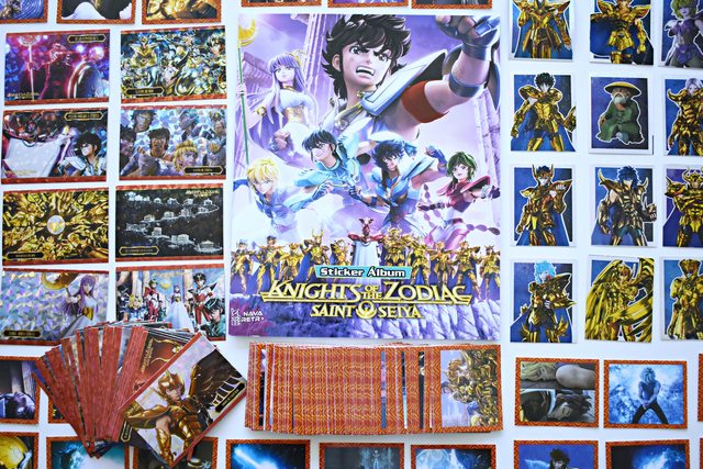 Caballeros Del Zodiaco (Saint Seiya: Knights of the Zodiac): Álbum Completo A Pegar