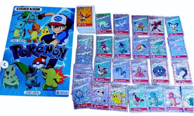 Pokémon Kanto y Johto: Álbum Completo A Pegar