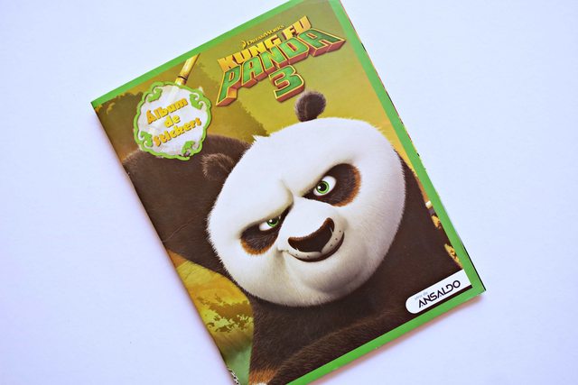 Kung Fu Panda 3 (Ansaldo, 2016): Álbum Completo (Con todas sus láminas pegadas)
