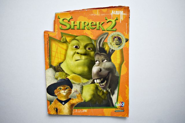 Shrek 2 (Salo, 2004): Álbum Completo (Con todas sus láminas pegadas)