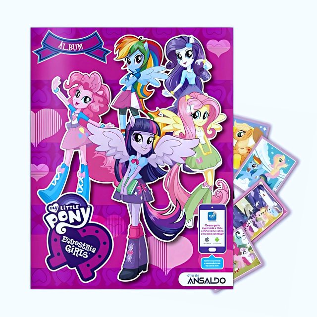 My Little Pony, Equestria Girls: Álbum Completo A Pegar