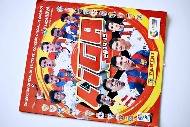 Liga Española 2014-15, Liga BBVA 2014-15 (Panini, 2014): Álbum Vacío (Sin láminas)