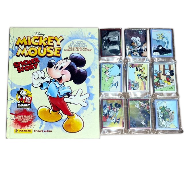 Mickey Mouse Sticker Story 90 Años: Álbum Completo A Pegar