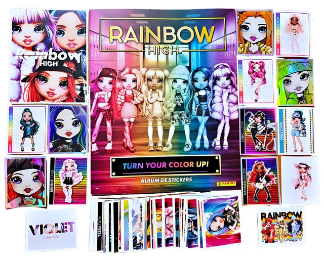 . 1 Álbum: Rainbow High: Álbum Completo A Pegar