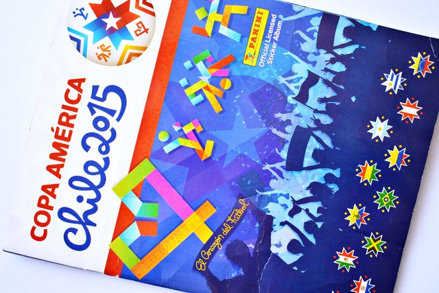 Copa América 2015 Chile (Panini, 2015): Álbum Completo (Con todas sus láminas pegadas)