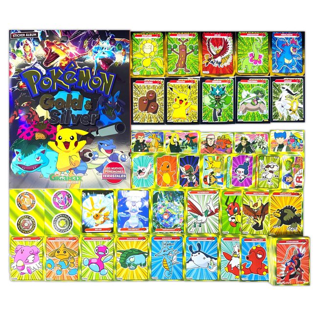 Pokémon Gold & Silver: Álbum Completo A Pegar