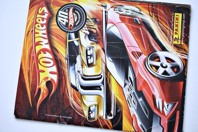 Hot Wheels (Panini, 2008): Álbum Vacío (Sin láminas)