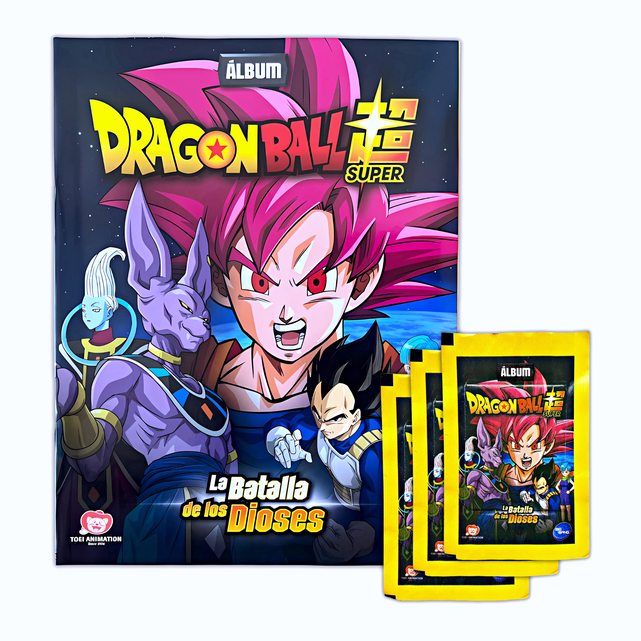 Dragon Ball Super Batalla de los Dioses: Álbum + 10 Sobres