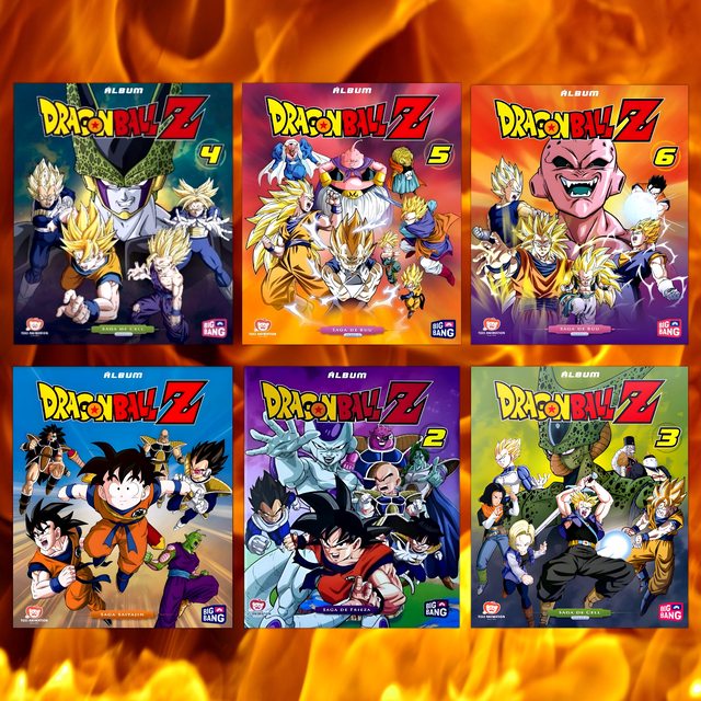 . Dragon Ball Z [Colección Completa]: Álbum [Tapa Dura]: Completo a Pegar