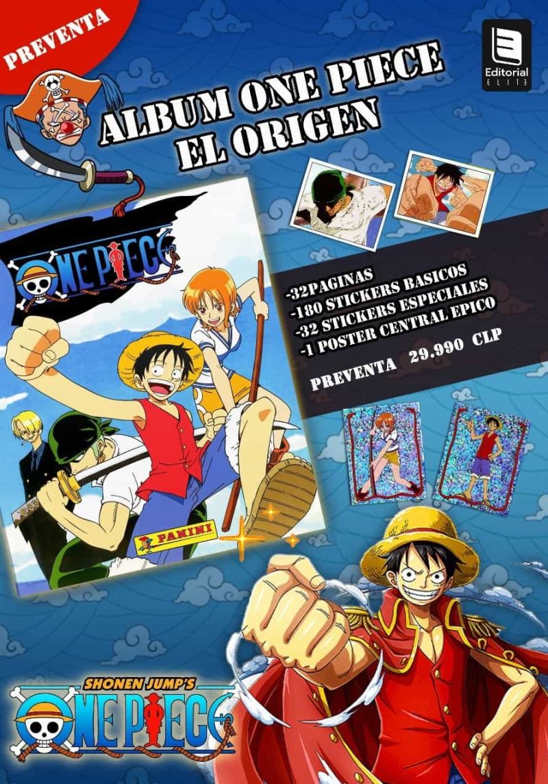 ONE PIECE 1 [El Inicio]: Álbum Completo A Pegar