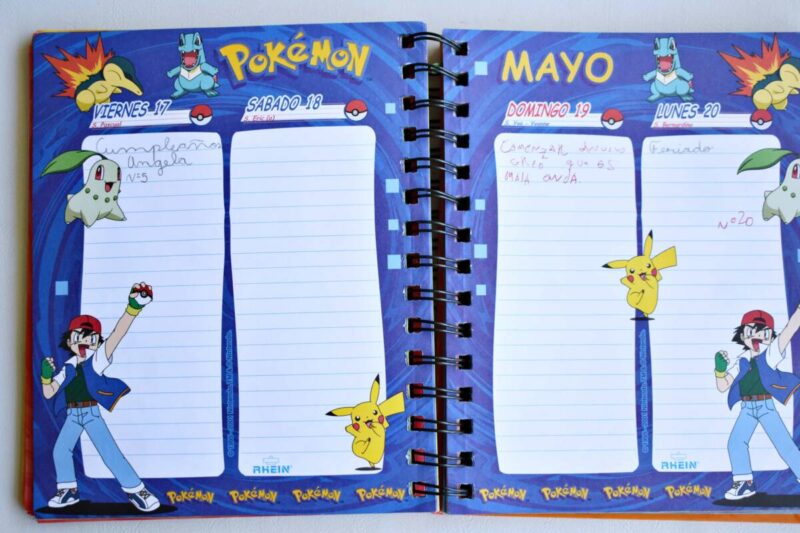 Pokémon, Agenda 2002 (Rhein, 2002): Azul