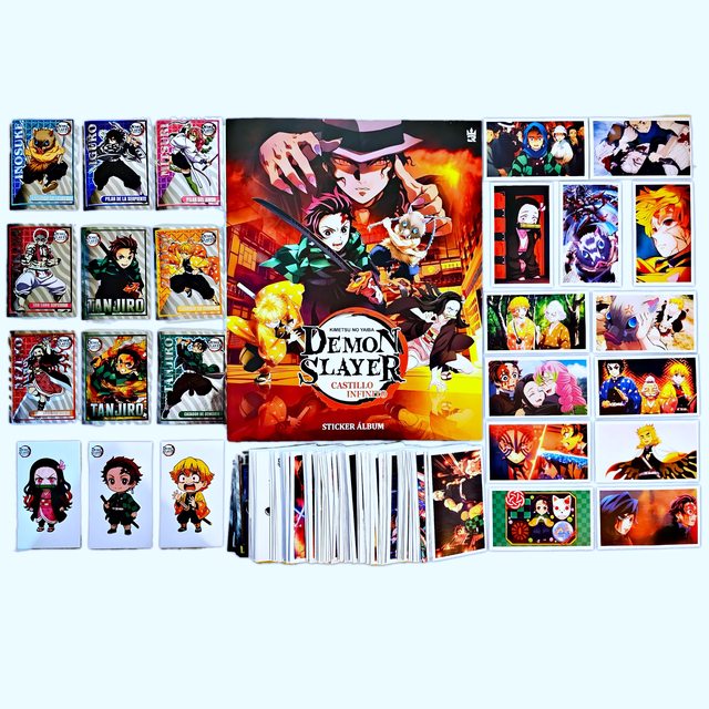 . 01 Álbum: Demon Slayer: Castillo Infinito: Álbum Completo A Pegar