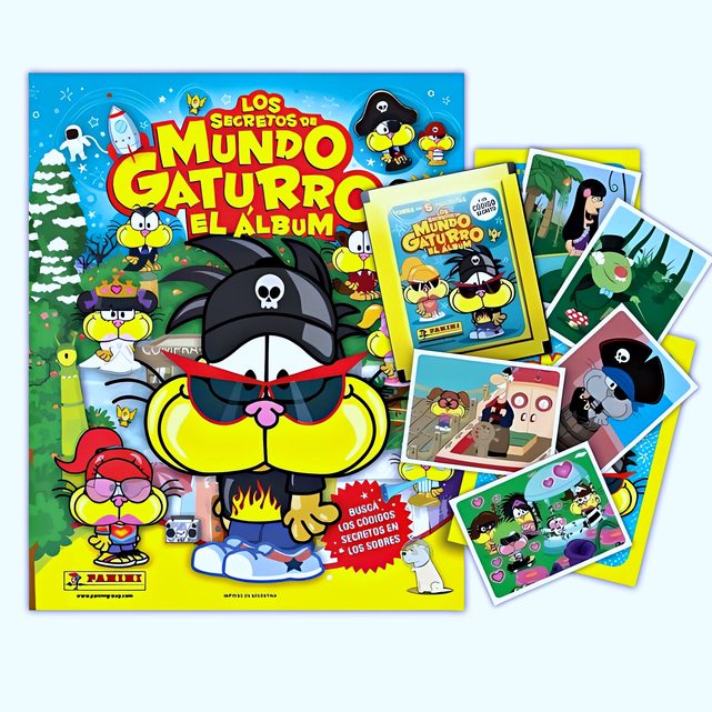 Los secretos de mundo Gaturro: Álbum Completo A Pegar