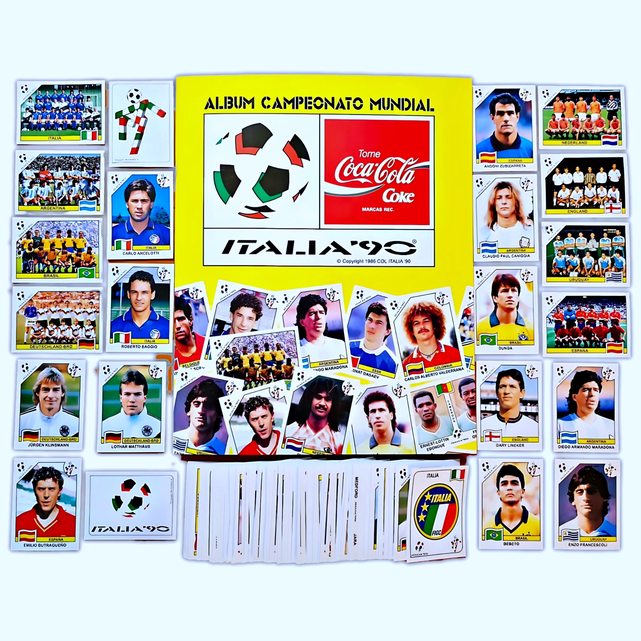 . Copa Mundial 90' Italia: Álbum Completo A Pegar
