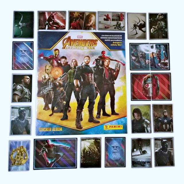 Avengers Infinity War (Panini, 2018): Álbum Completo A Pegar