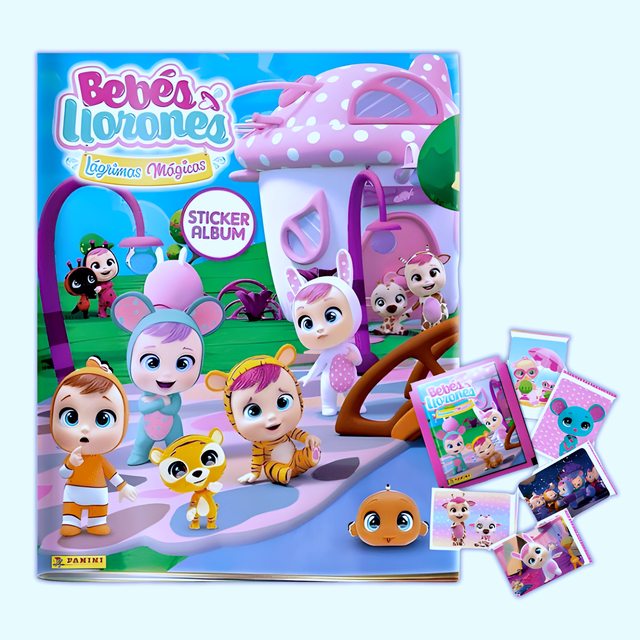 Bebés Llorones Lágrimas Mágicas: Álbum Completo A Pegar