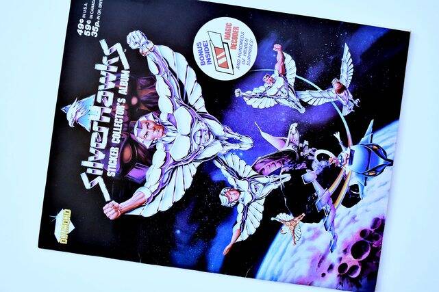 SilverHawks Halcones Galácticos (Diamond, 1987): Álbum Completo (Con todas sus láminas pegadas)