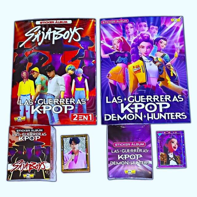 . 01 Álbumes Las Guerreras KPop [Demon Hunter] [Colección]: 2 Álbumes Completos A Pegar